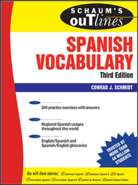 Schaum's Outline of Spanish Vocabulary, 3ed