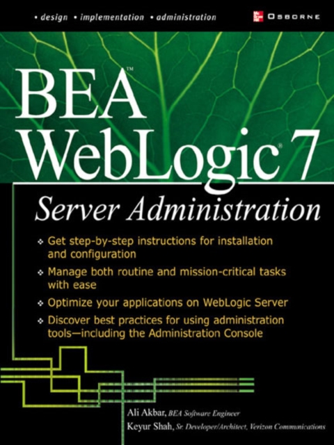 BEA WebLogic 7 Server Administration