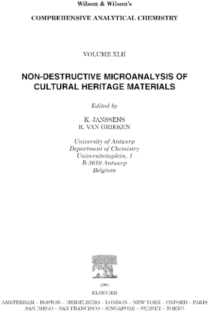 Non-destructive Micro Analysis of Cultural Heritage Materials