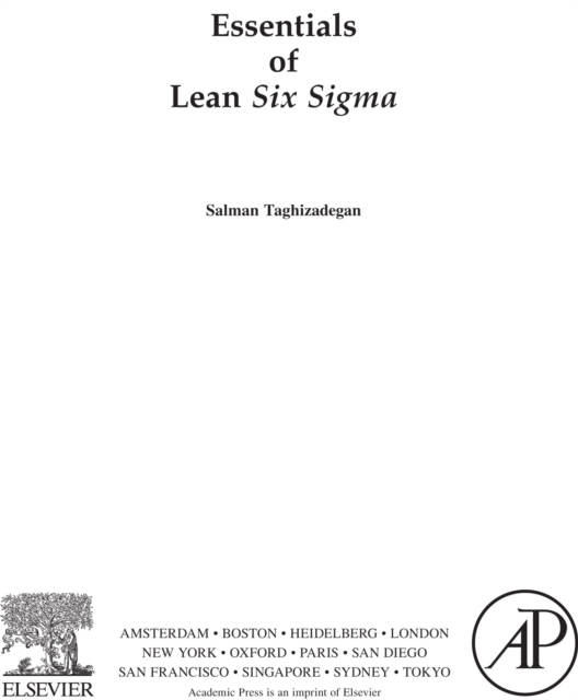 Essentials of Lean Six Sigma
