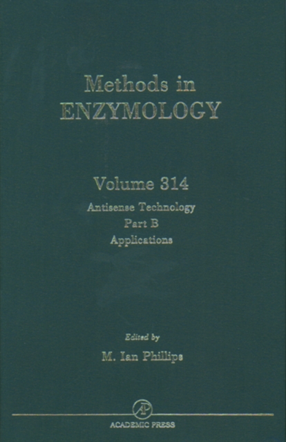 Antisense Technology, Part B: Applications