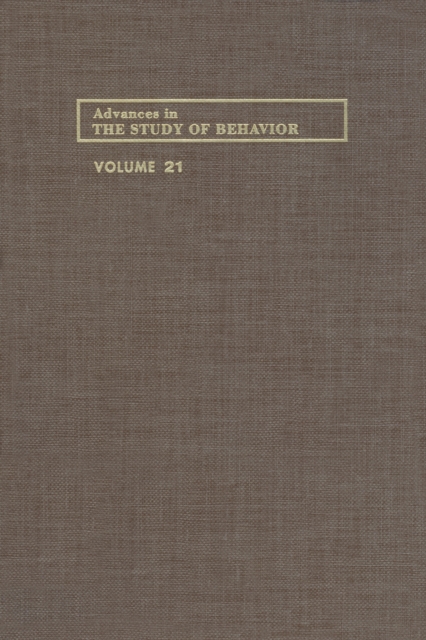 Advances in the Study of Behavior