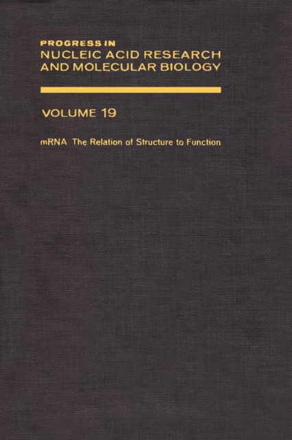 Progress in Nucleic Acid Research and Molecular Biology