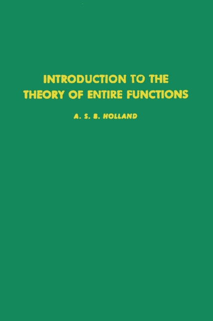 Introduction to the Theory of Entire Functions