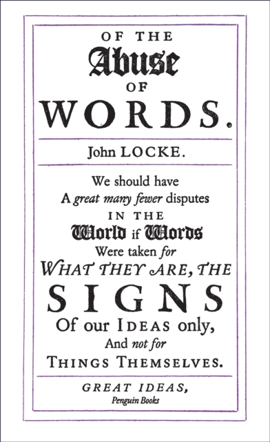 Of the Abuse of Words