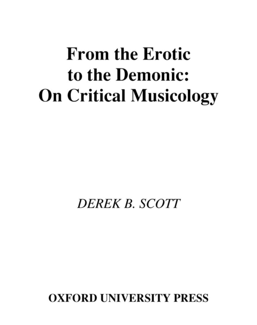 From the Erotic to the Demonic