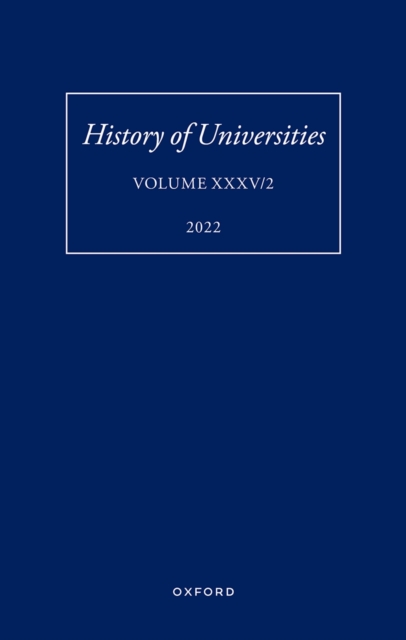 History of Universities: Volume XXXV / 2