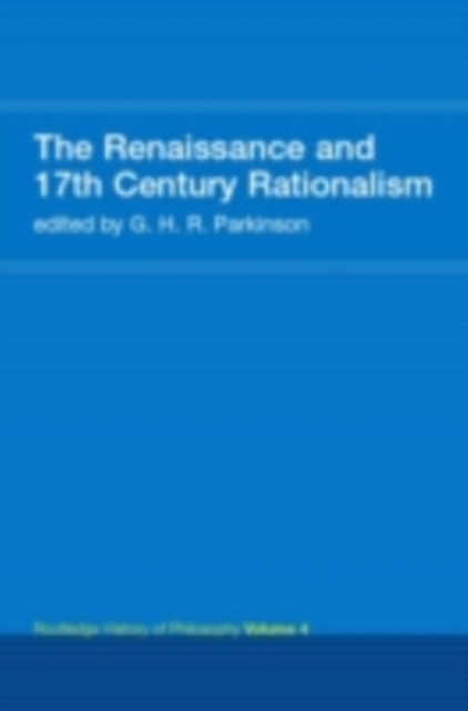 Routledge History of Philosophy Volume IV