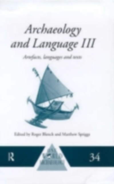 Archaeology and Language I