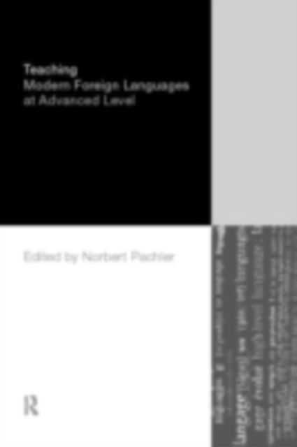 Teaching Modern Foreign Languages at Advanced Level