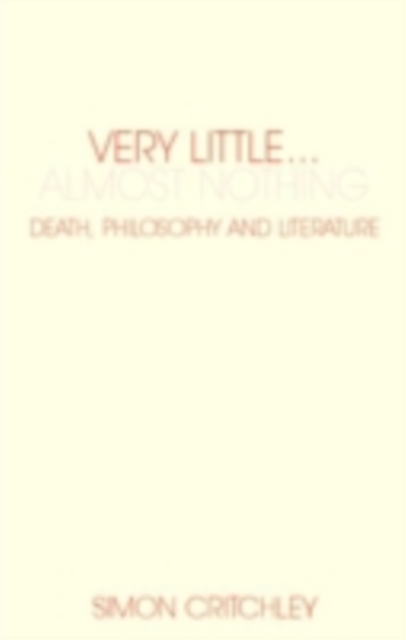 Very Little ... Almost Nothing