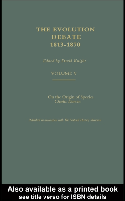 On the Origin of Species, 1859