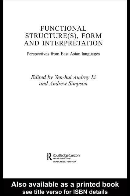Functional Structure(s), Form and Interpretation