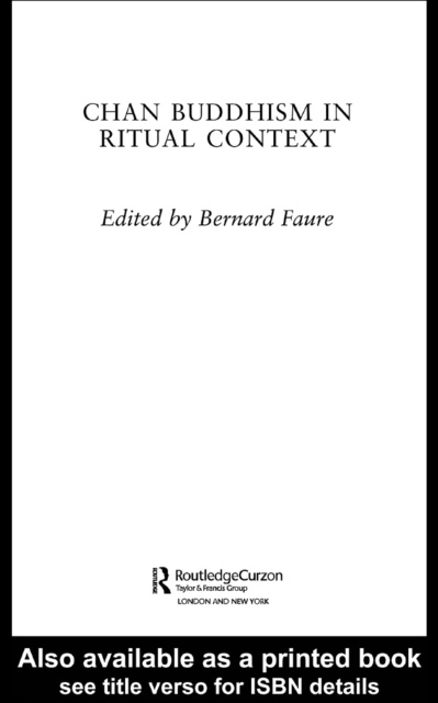 Chan Buddhism in Ritual Context