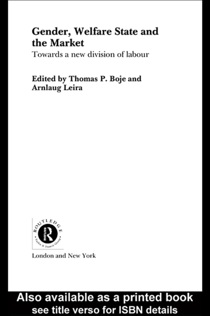 Gender, Welfare State and the Market