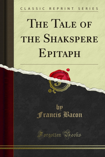 Tale of the Shakspere Epitaph