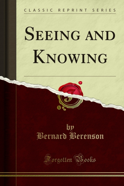 Seeing and Knowing
