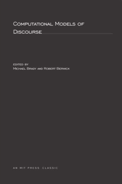 Computational Models of Discourse