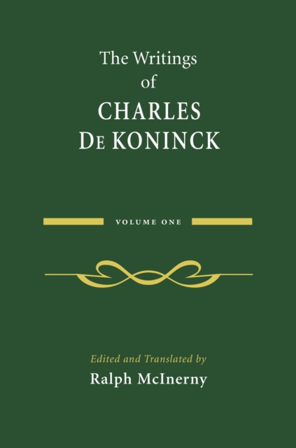 Writings of Charles De Koninck