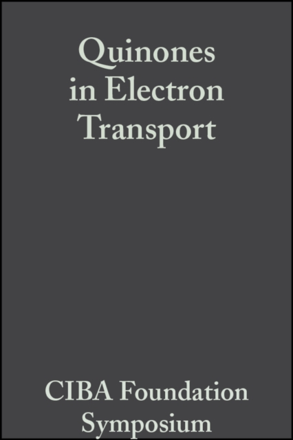Quinones in Electron Transport