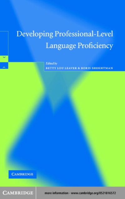 Developing Professional-Level Language Proficiency