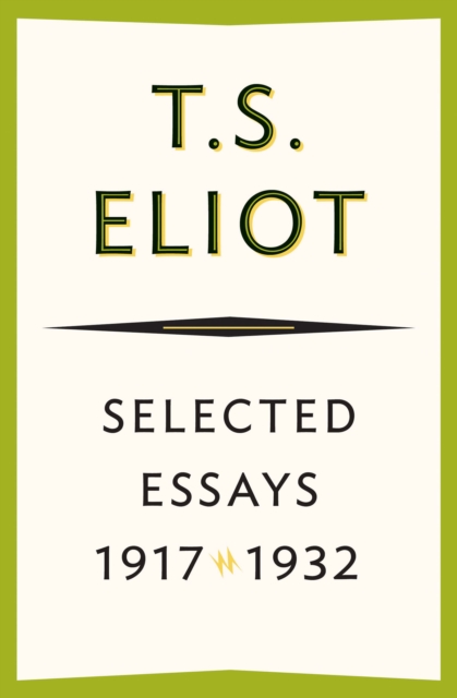Selected Essays, 1917-1932
