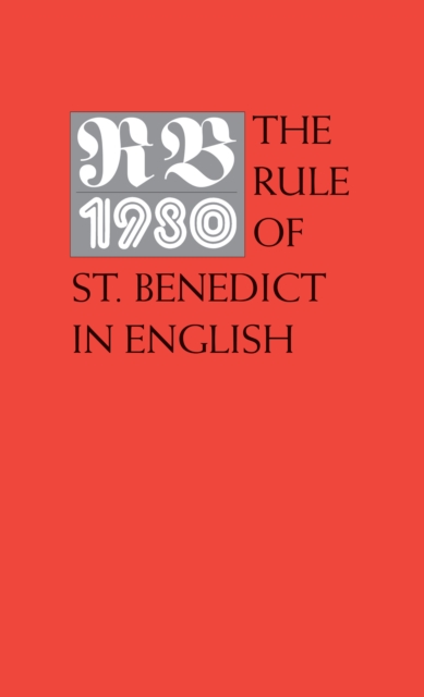 Rule of St. Benedict in English