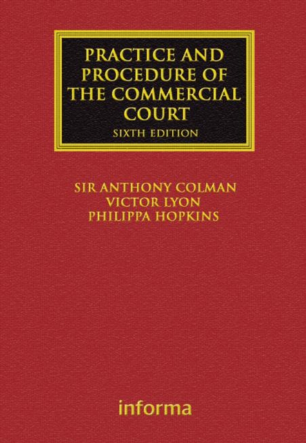Practice and Procedure of the Commercial Court