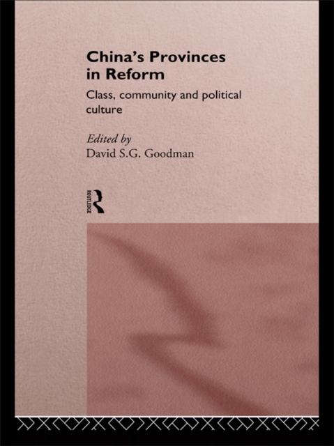 China's Provinces in Reform