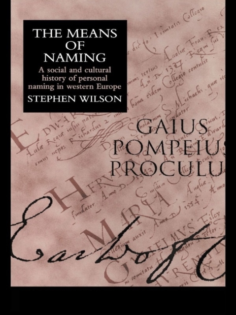 Means Of Naming