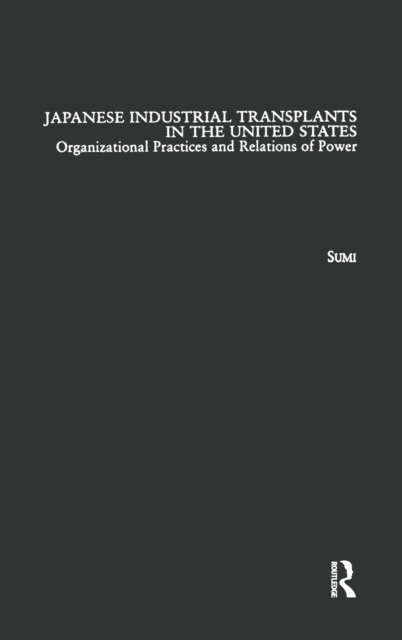 Japanese Industrial Transplants in the United States