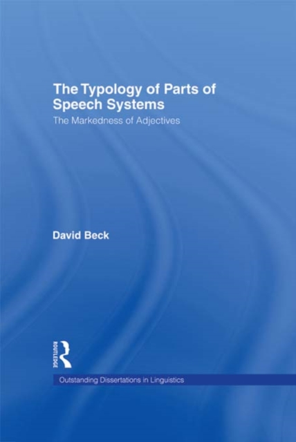 Typology of Parts of Speech Systems