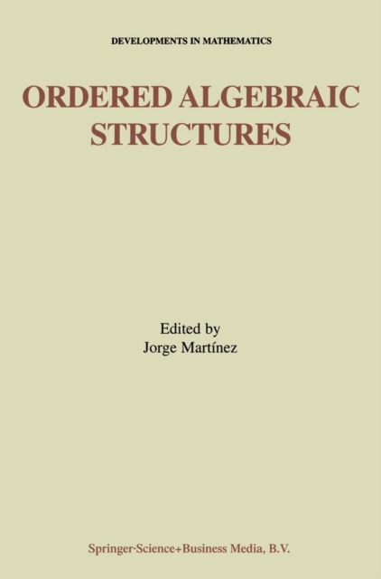 Ordered Algebraic Structures