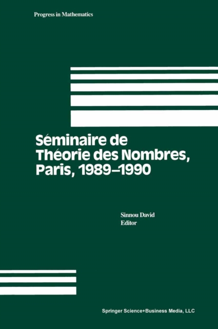 Seminaire de Theorie des Nombres, Paris 1989-1990