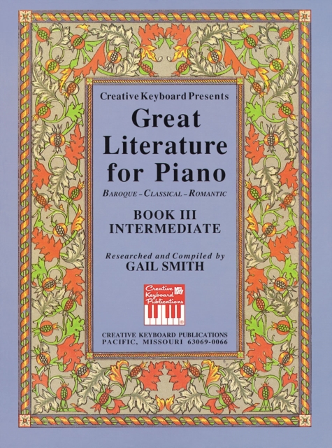 Great Literature for Piano Book 3 Intermediate