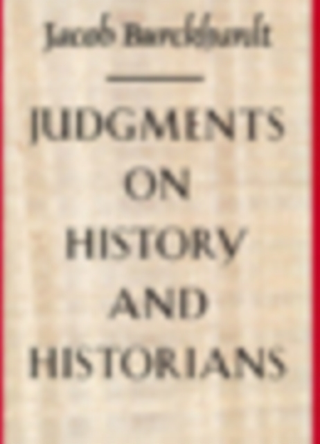 Judgments on History and Historians